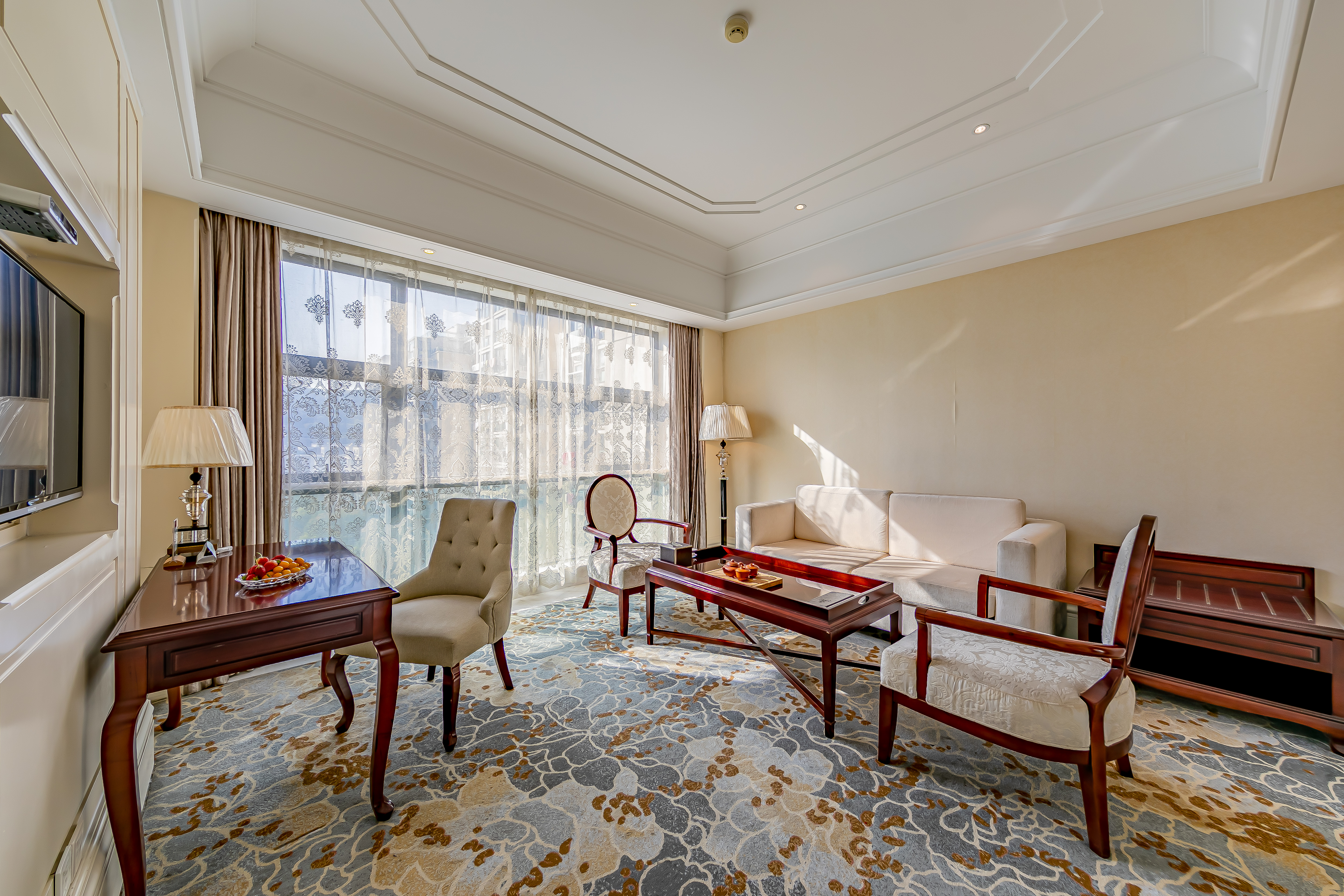 Rezen Hotel Zhoushan Tairu豪华套房（浪漫浴缸+1室1厅）