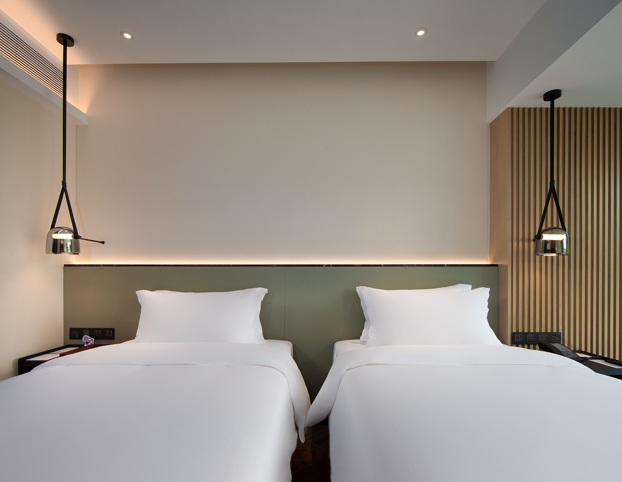 雅痞山景雙床房