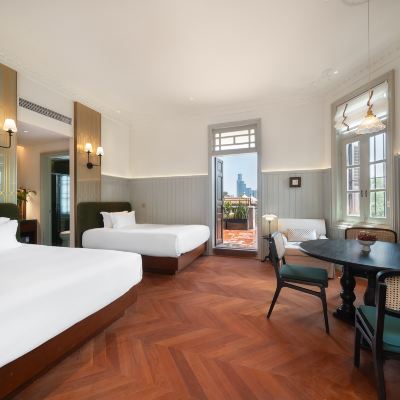 聽海・私享超大露台家庭房（私享超大露台+賞日落美景+智能客控+休閒桌椅+小冰箱） 嶼海·南庭別墅飯店（鼓浪嶼店）優惠