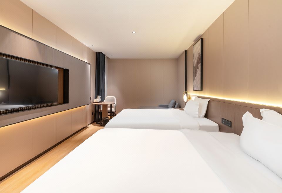 高級雙床房（（慕斯床墊+零壓枕頭+mini吧+無窗）