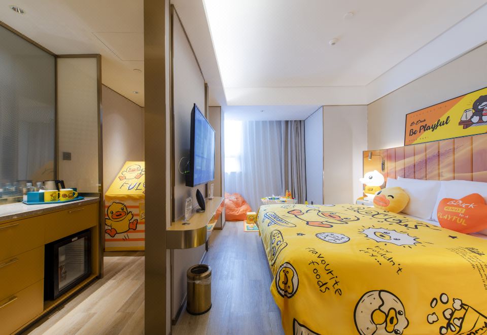 小黃鴨親子大床房（卡通主題帳篷）