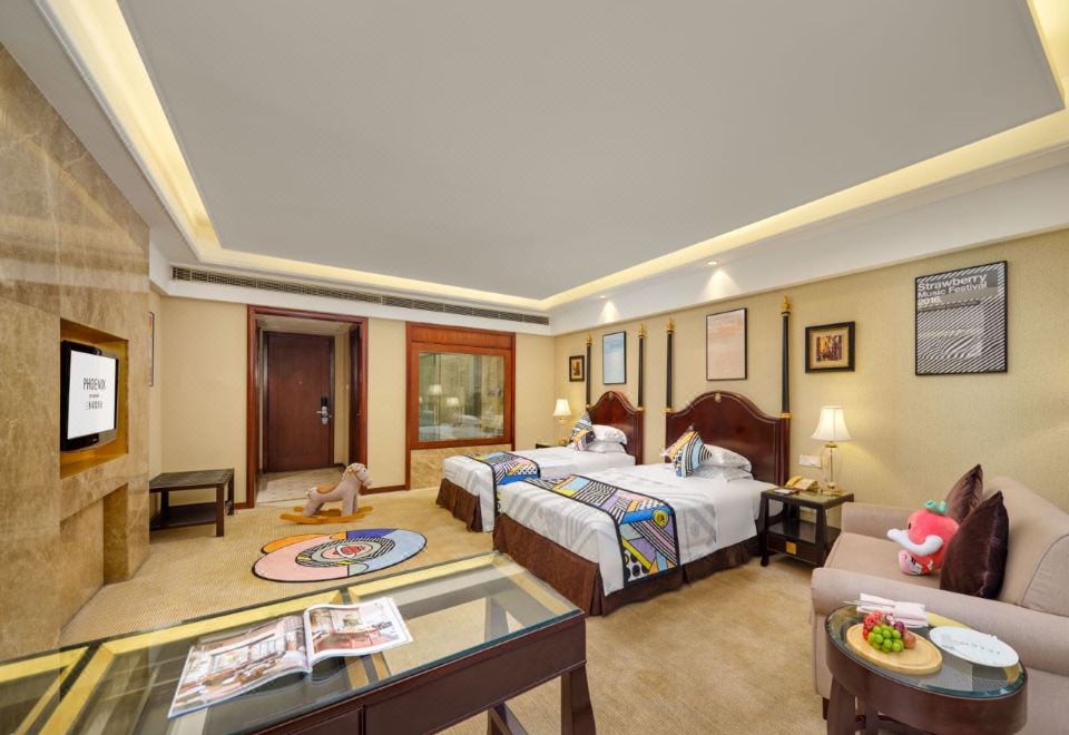 草莓音樂親子雙床房