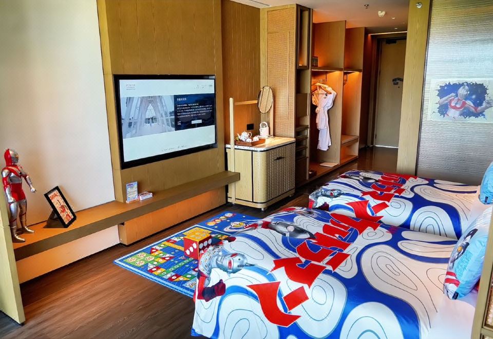 奥特曼亲子双床房