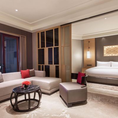 家庭雙卧海景連通套房 海口萬豪酒店優惠