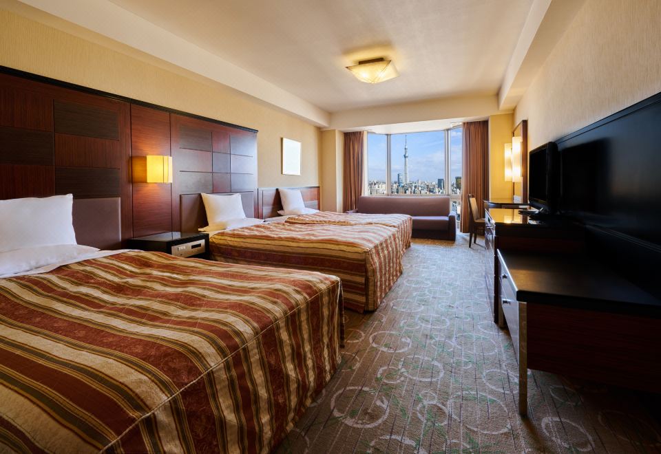 東京晴空塔側豪華三人房-可吸煙