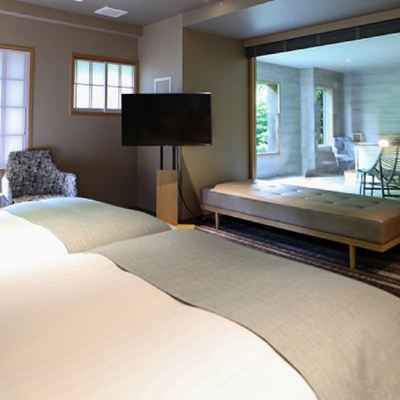 洋室 すみ/やまぶき（森側眺望） 箱根湯宿　然－ＺＥＮ－ クーポン