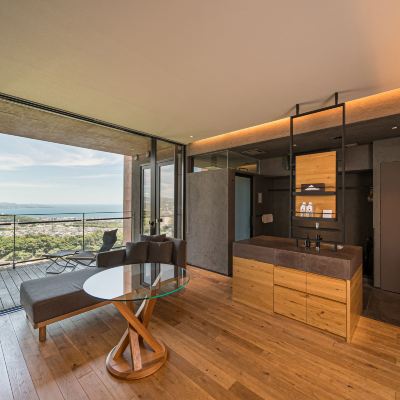 デラックスツイン＜半露天風呂付＞3・4階 ガレリア御堂原 クーポン