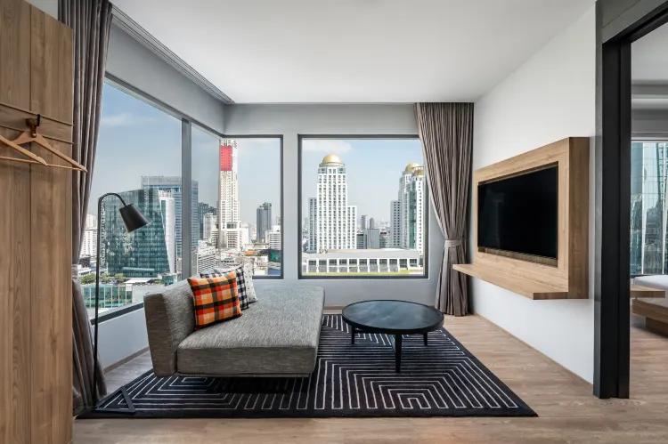 ห้องดีลักซ์ควีน มีวิวเมือง