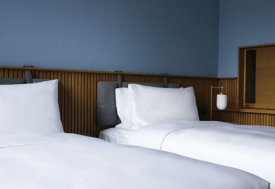 豪華雙床房-賞前灘繁華景致