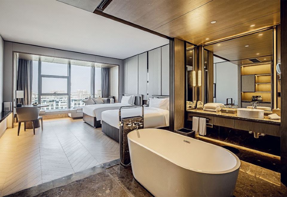 Xinghua Changjiu International HotelSuperior Deluxe Twin Room With Smart Guest Control + Bluetooth Audio + Fresh-keeping Refrigerator