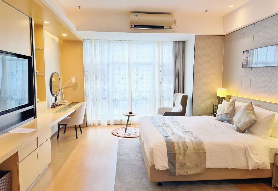 漢服新中式主題行政大床房（洗衣機+廚房+冰箱）