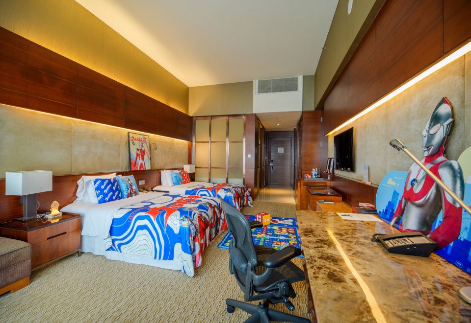 奥特曼主题双床房