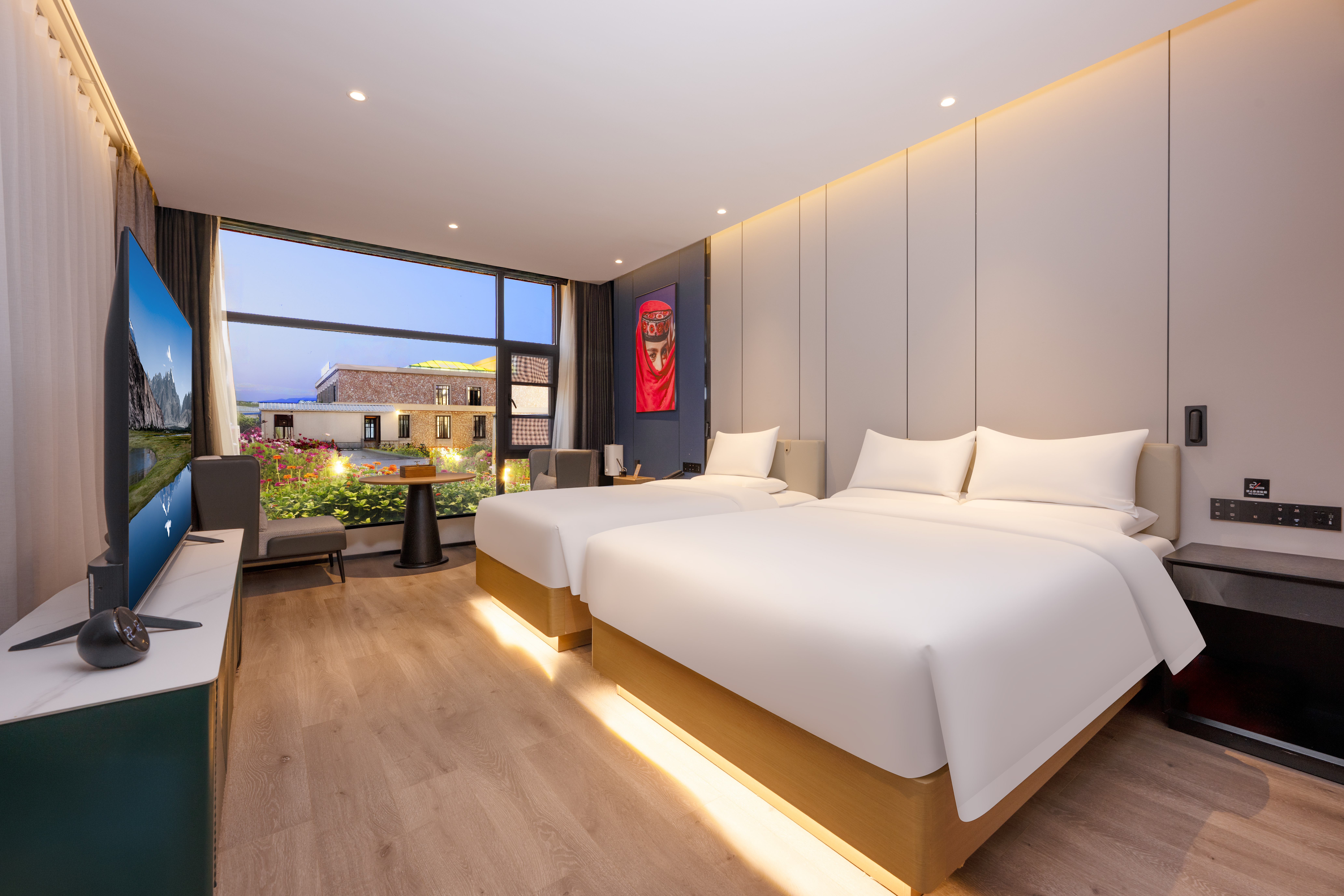 雪上庭院家庭房