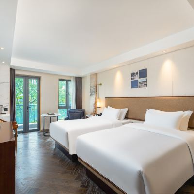 居舍·城景雙床房（療愈高奢洗護品+觀景浴缸） 廣州嶺南五號酒店優惠