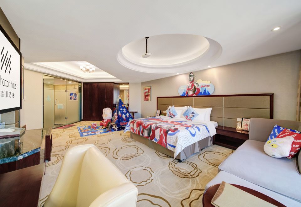 奧特曼親子房（小冰箱+浴缸）