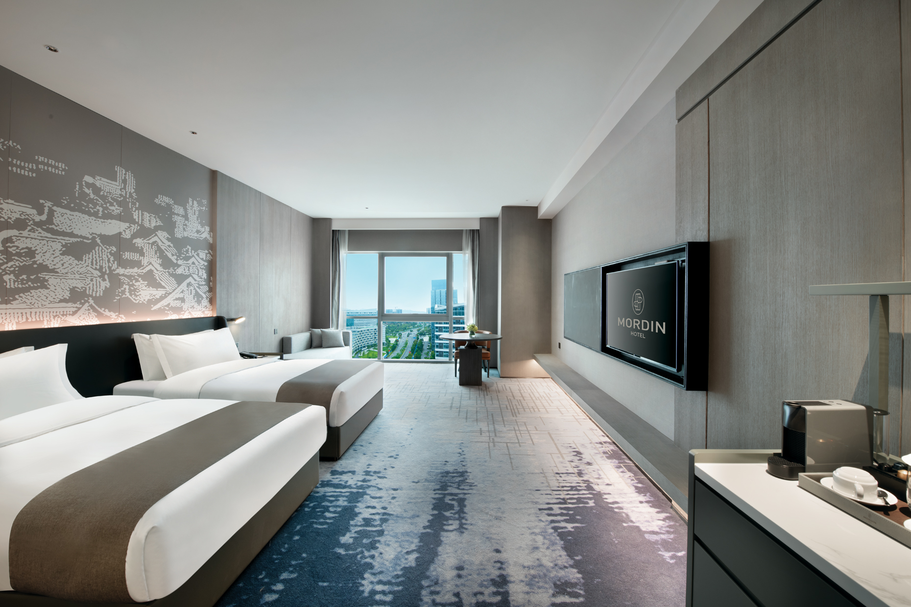 奇遇VR特色园景双床房（观影+游戏）