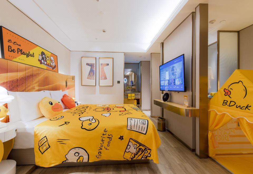 小黃鴨親子大床房（卡通主題帳篷）