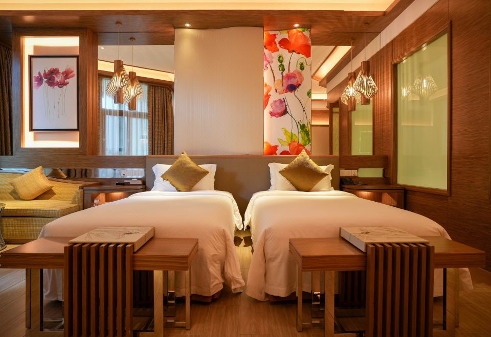 清雅双床房-慕思寝具