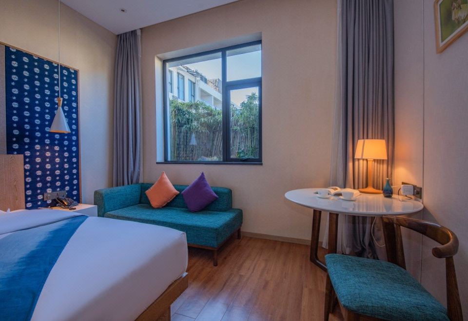 B区不语双拼大床房·庭院格调,温馨简约,畅享舒适