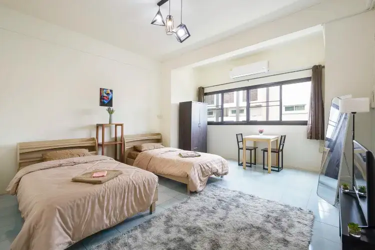 ห้องดีลักซ์ 2 เตียงคู่กว้างขวาง