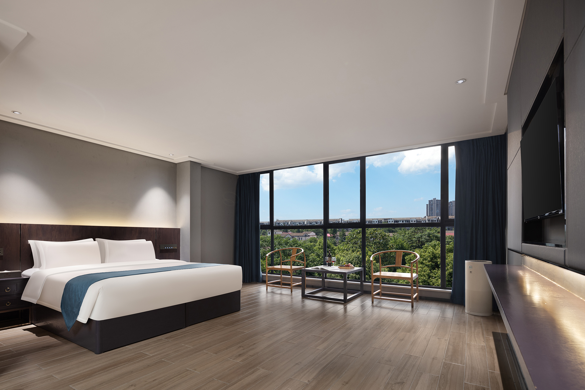 山景麻将大床房