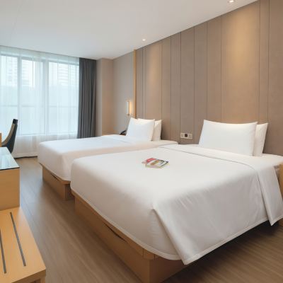 宜致商務雙床房-（外窗通風+舒適芝華士） 宜致酒店（廣州珠江新城體育西路地鐵站店）優惠