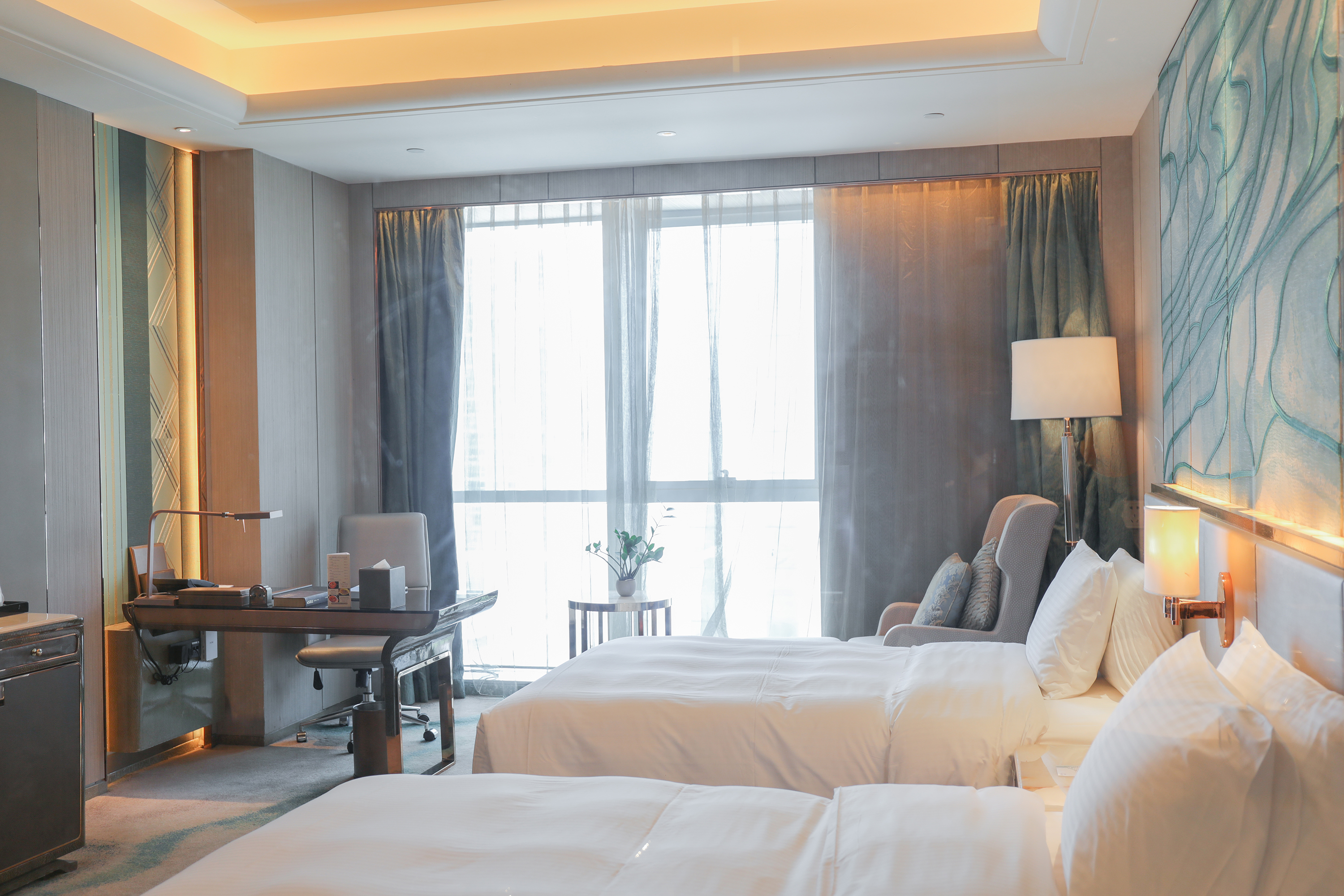 豪华荷里活双床房