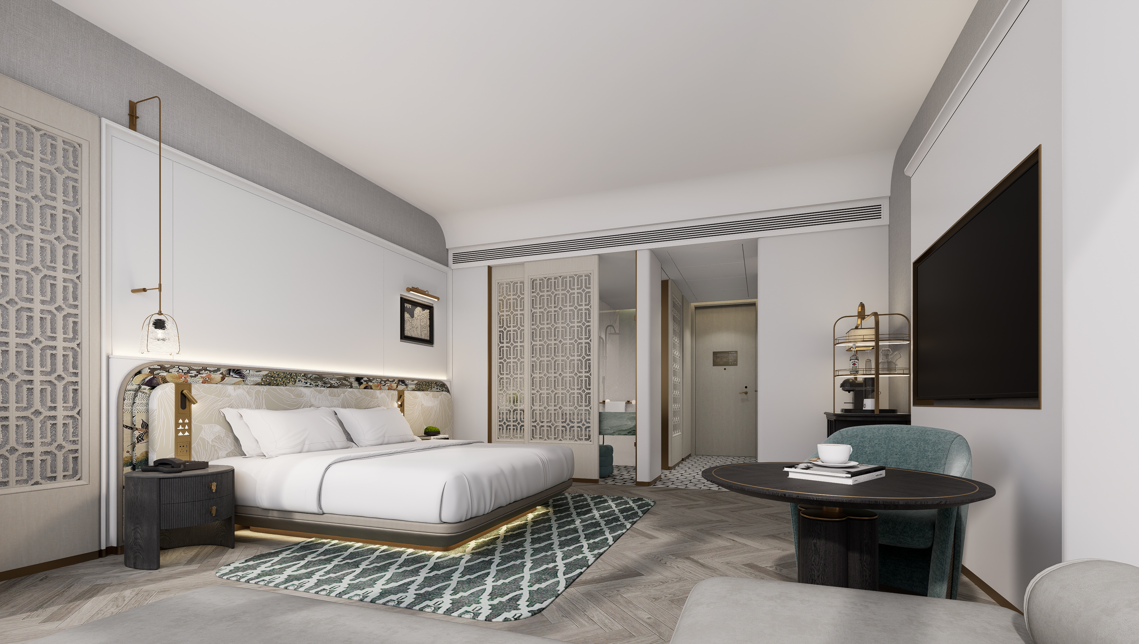 滿洲窗特大床房（雙拼大）