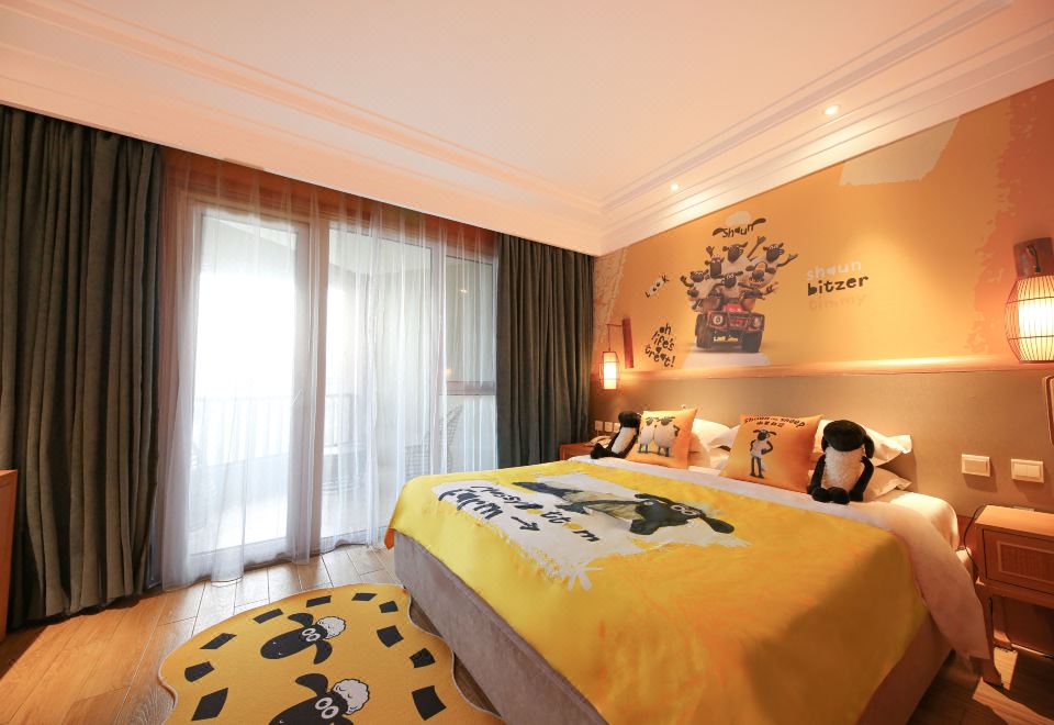 小羊肖恩舒適觀海家庭房