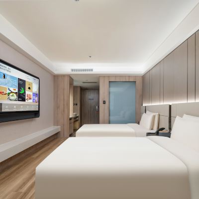 行政雙床房（投屏電視+小冰箱+亞朵一代深睡枕PRO） 青島奧帆中心五四廣場亞朵S飯店優惠