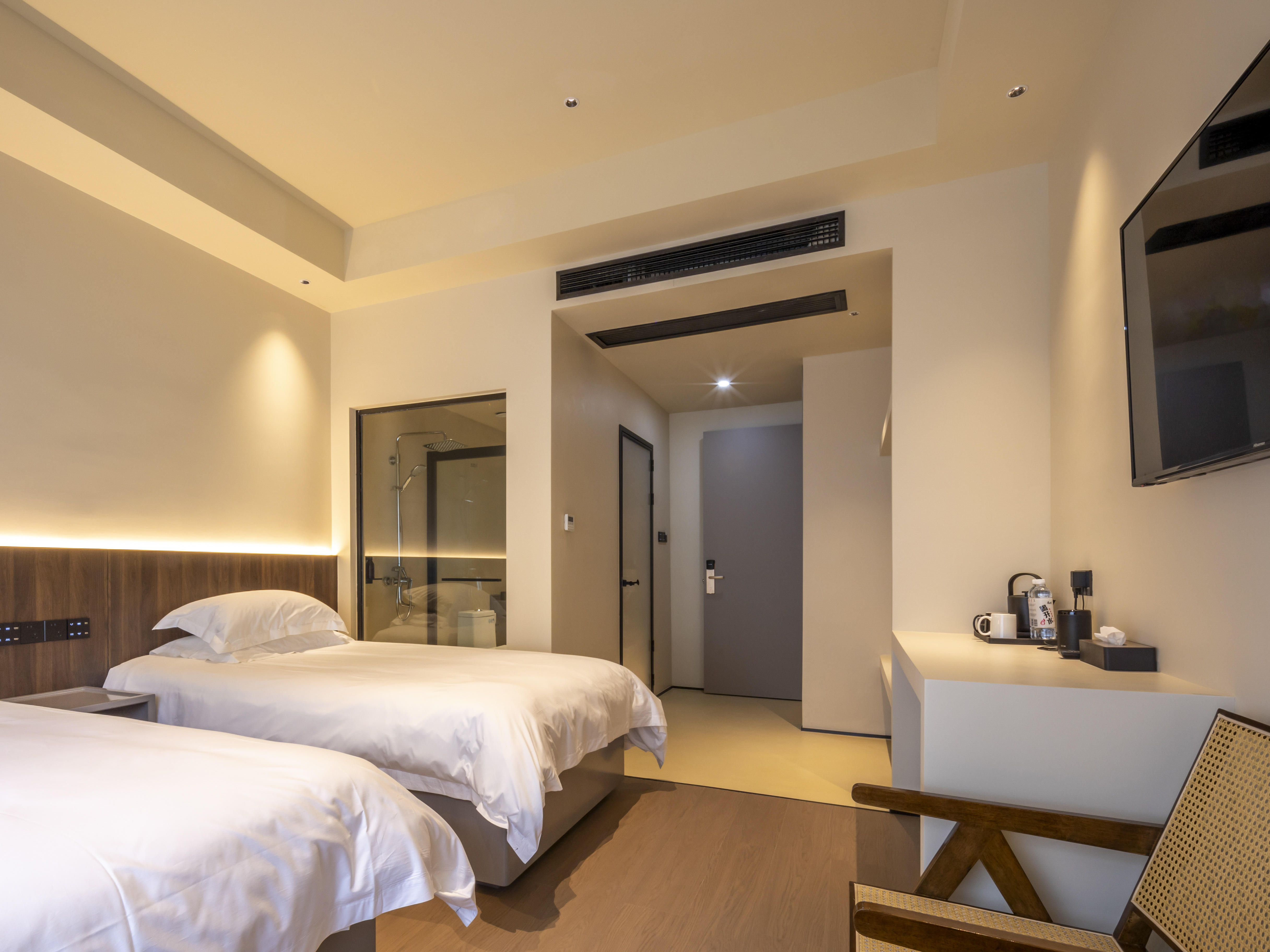 雅致轻奢双床房『智能客控+私人小冰箱』