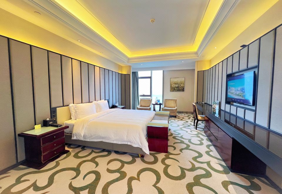 豪華海景大床房【溫泉+零壓床墊+浴缸】