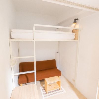 閣樓雙人雅房－附共用衛浴 OwlStay 故事所 夾腳拖的家 長安122優惠