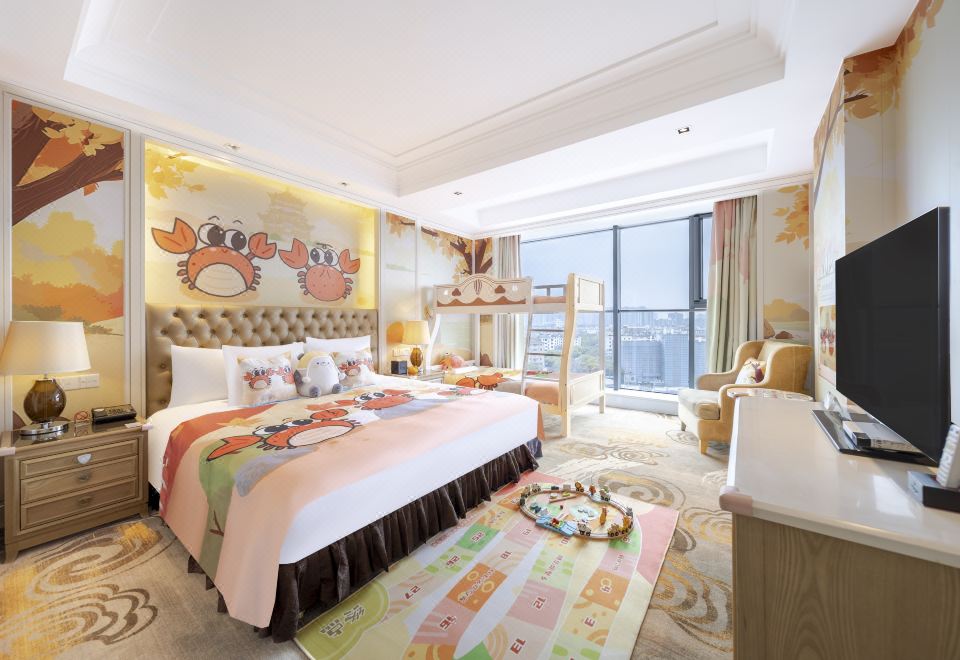 蟹印秋湖親子家庭房