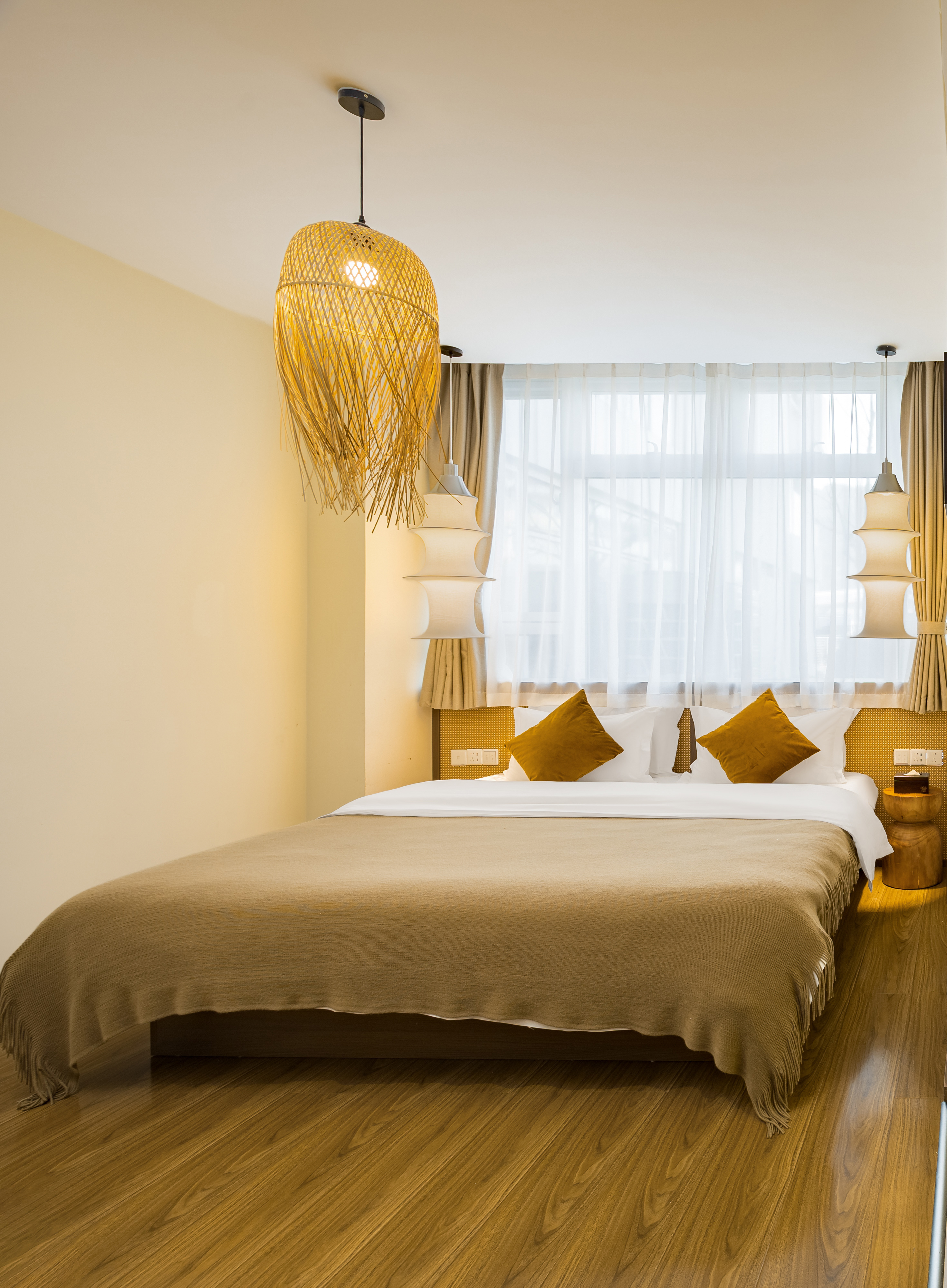 园景大床房（静谧舒睡+特大床+除湿机）