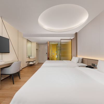 純凈自然商務雙床房 麗楓酒店（中山沙溪星寶時代廣場店）優惠