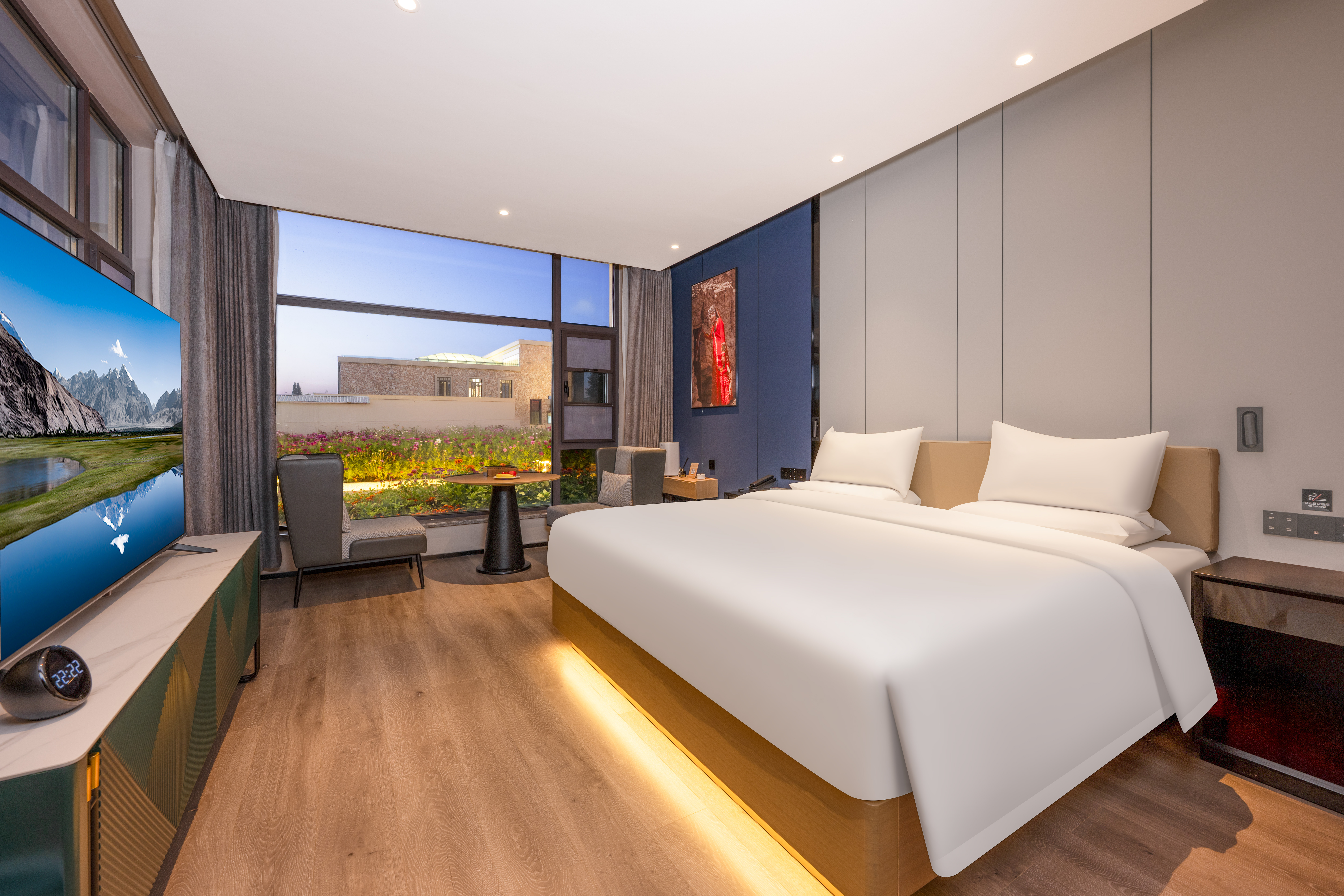 雪上庭院大床房