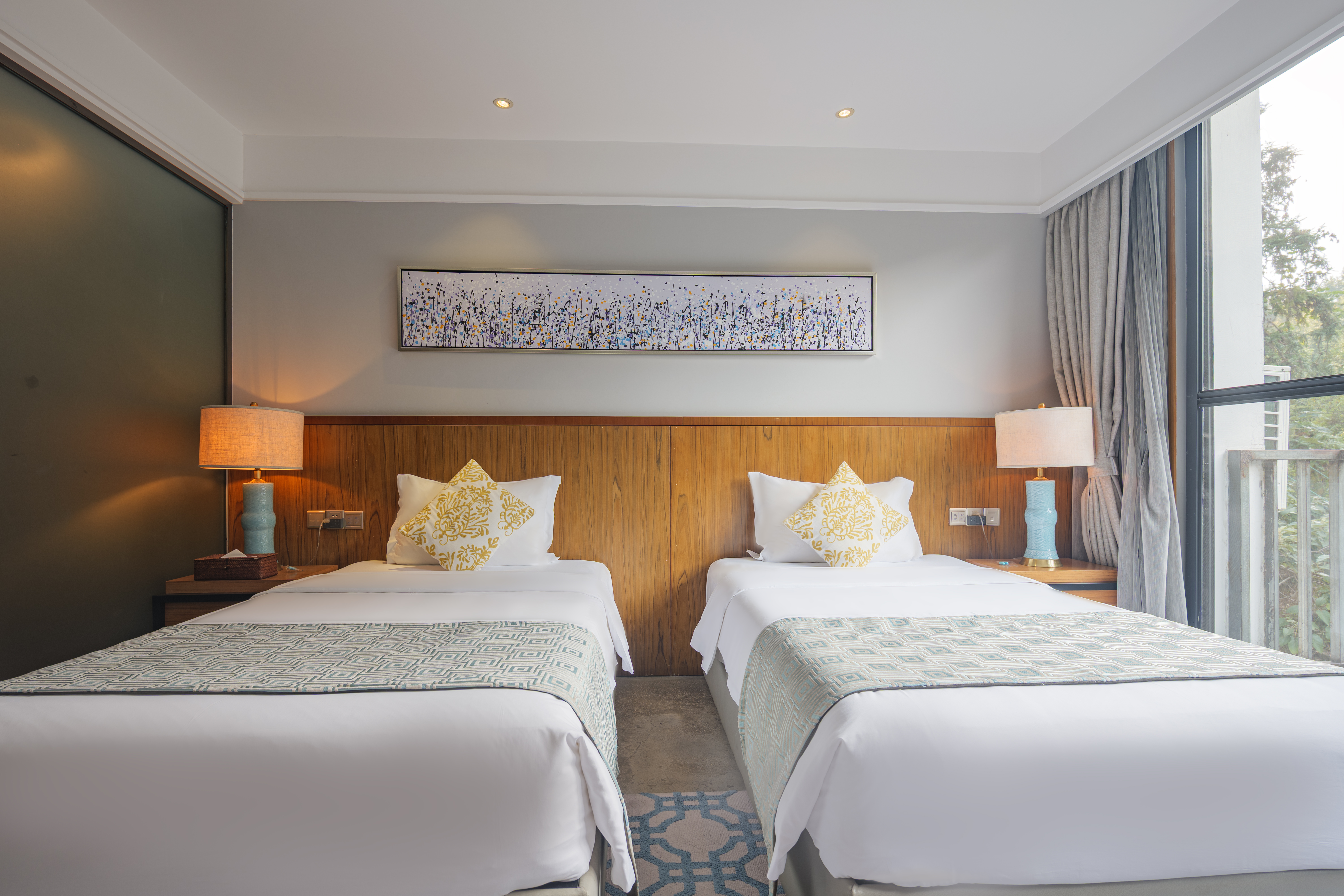 「倚山·悠然双床房」