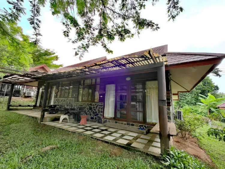 บังกะโลเตียงเดี่ยว วิวสวน