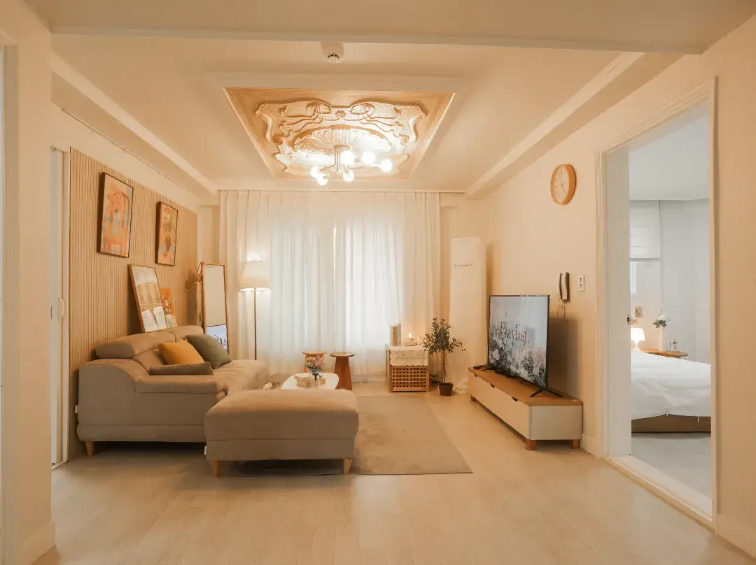 Spacious Space#korea University#anam Station#monthly Quarantine#3 Rooms, Living Room, Bathroom - Cheonan