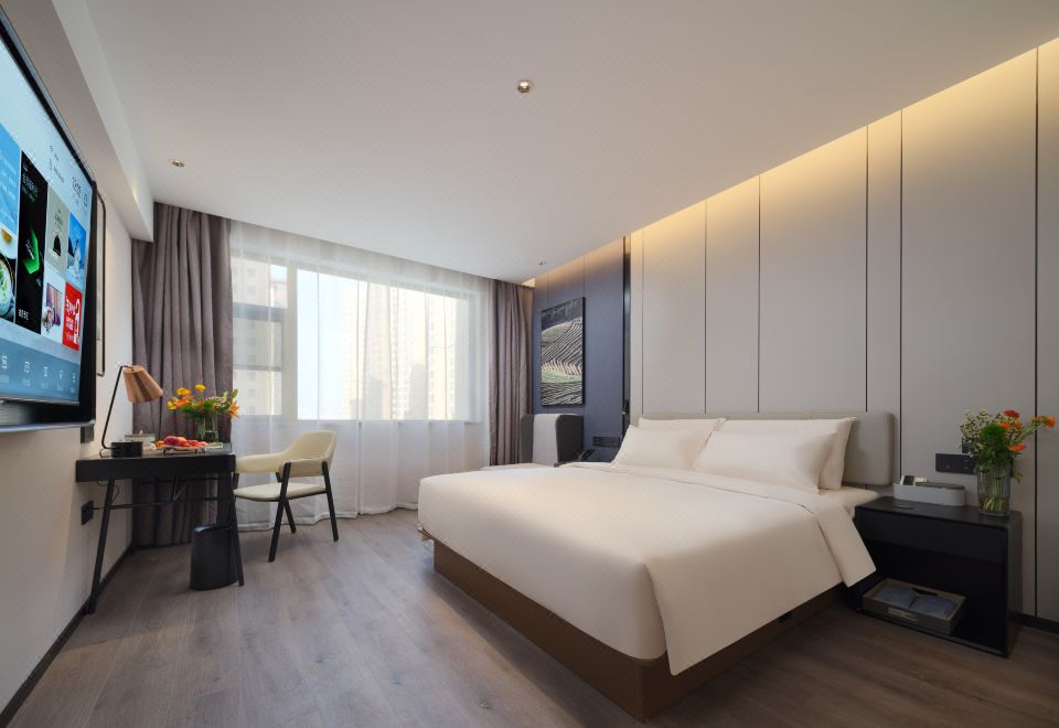 雅致大床房（投屏电视+迷你冰箱+智能马桶）