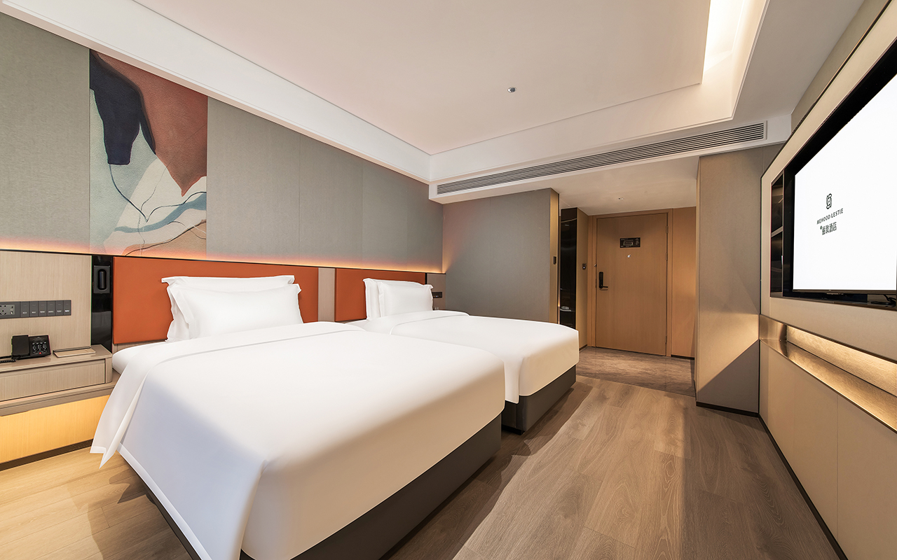 Delicate City-View Twin Room