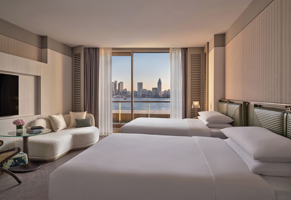 外滩景观豪华双床房