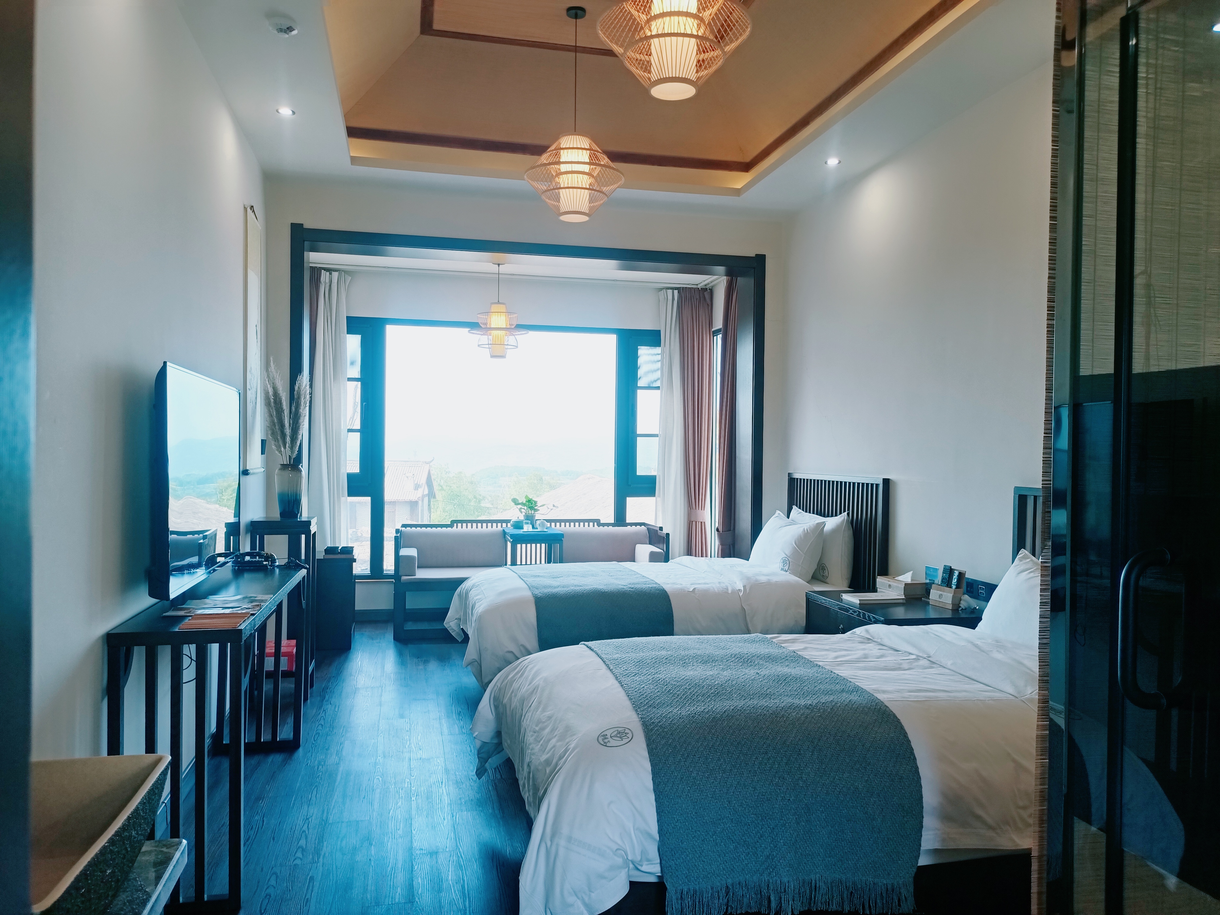 禪棲古韻雙床房