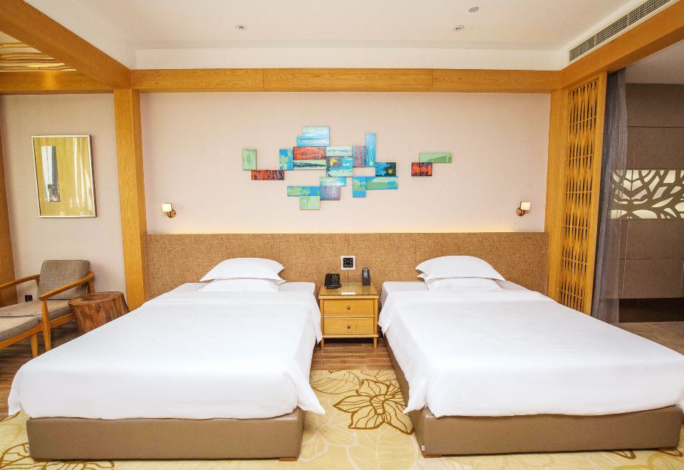 山語樓豪華雙床房