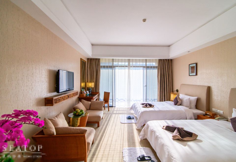 桂峯森景双床房-景观阳台-认证水质温泉水