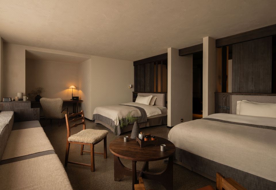 Jidou Snow Mountain View Bestie Twin Room