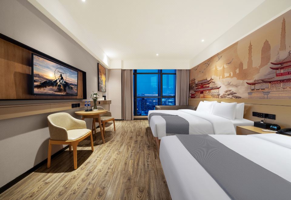 乐享亲密家庭房（智能客控+落地大窗+遮光窗帘）