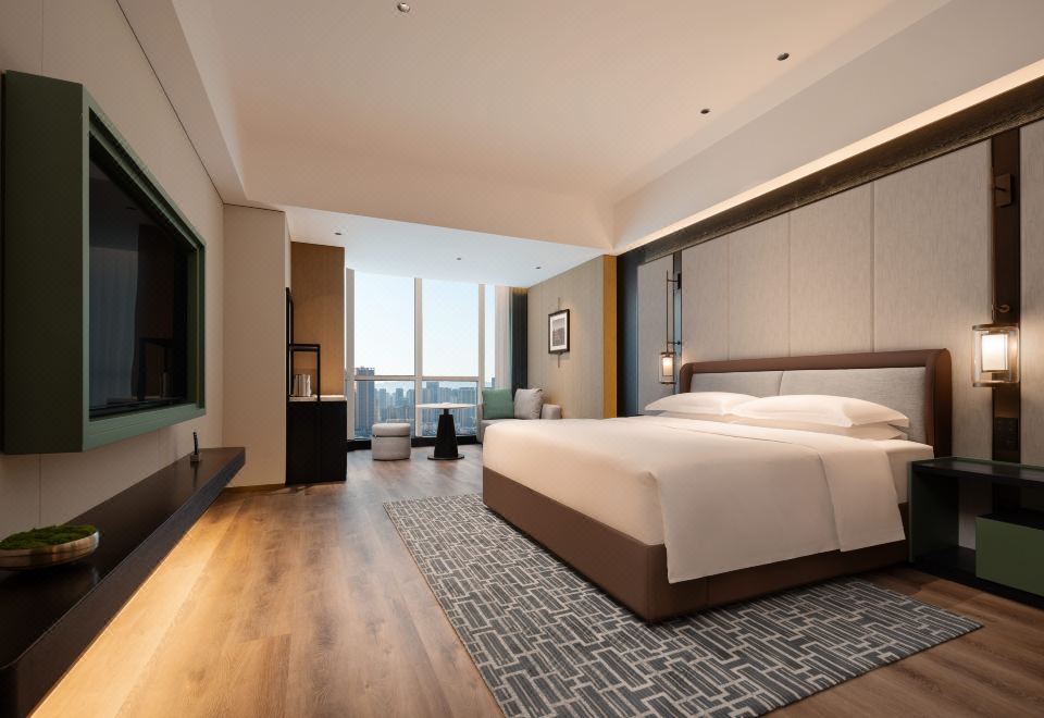 豪華大床房【超大陽台落地窗+絕美視野】