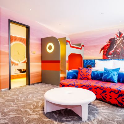 光芒閃耀主題家庭房 上海海昌奧特曼主題飯店優惠
